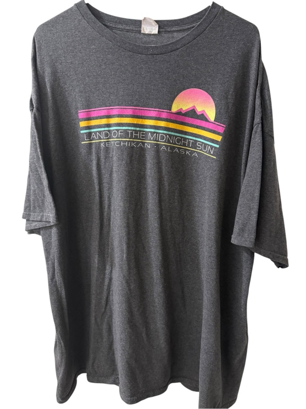 Delta Pro Weight Ketchikan Alaska Land of the Midnight Sun T Shirt 3XL XXXL